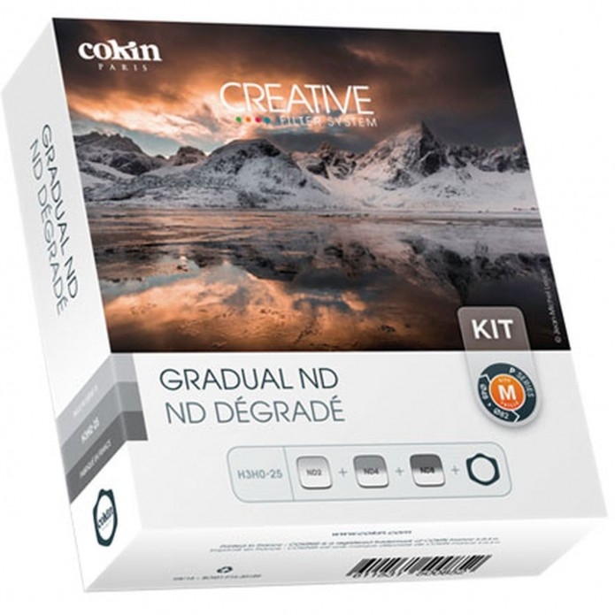 Cokin H3H0-25 Gradual ND Kit inkl. Filterhalter, 3 Filter (P121, P121M, P121S)