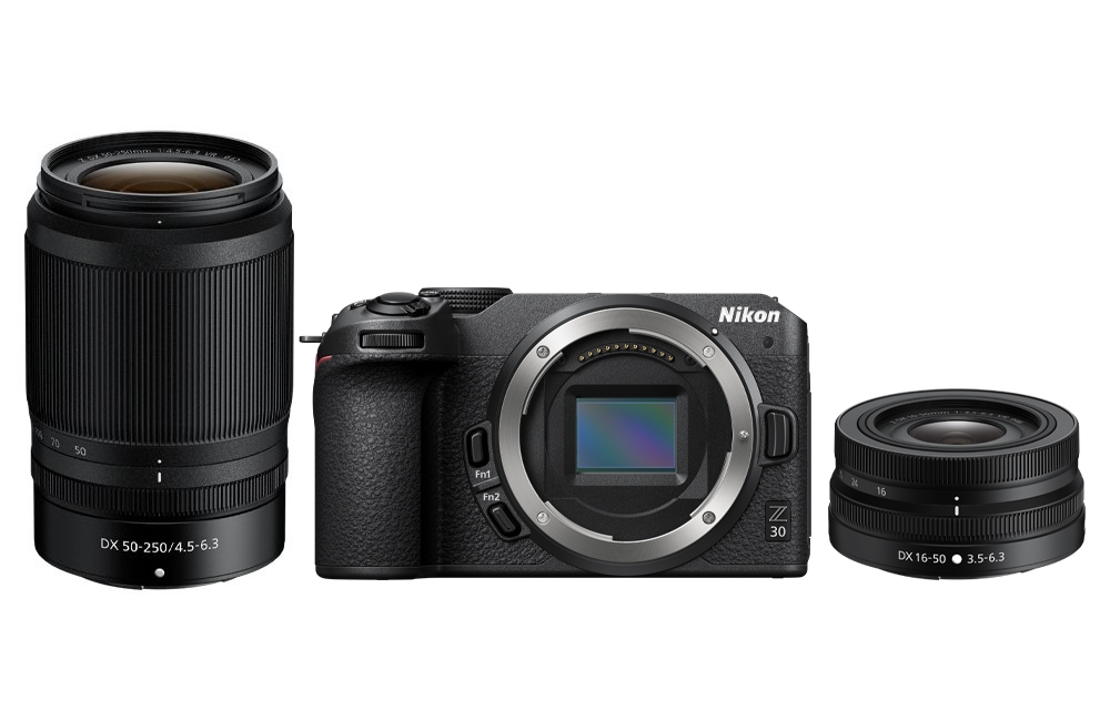 Nikon Z30 + 16–50 + 50–250 VR   ( inkl. 200 € Sofort-Rabatt ) 
