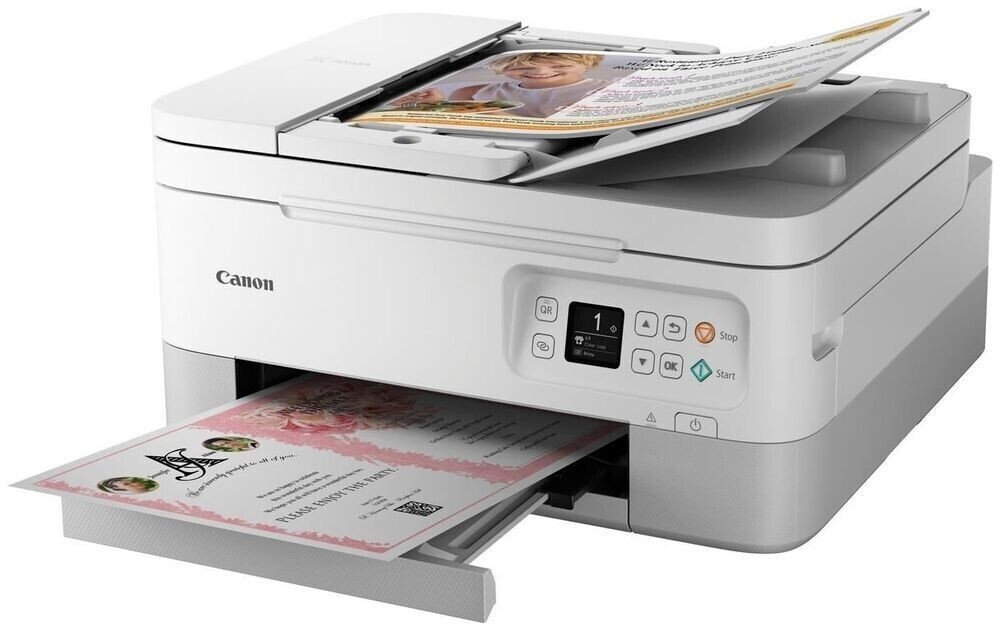 Canon PIXMA TS7451a  weiß Tintenstrahl-Multifunktionsdrucker inkl.A4 Papier