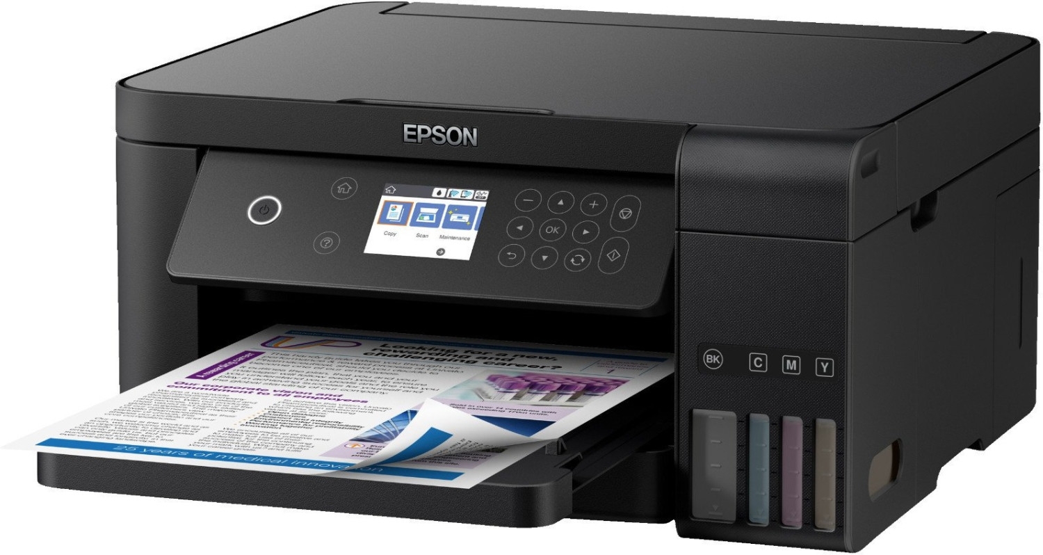 Epson ET-3700 EcoTank Tin­ten­strahl, Fax­funk­ti­on, LAN WLAN (Drucker)