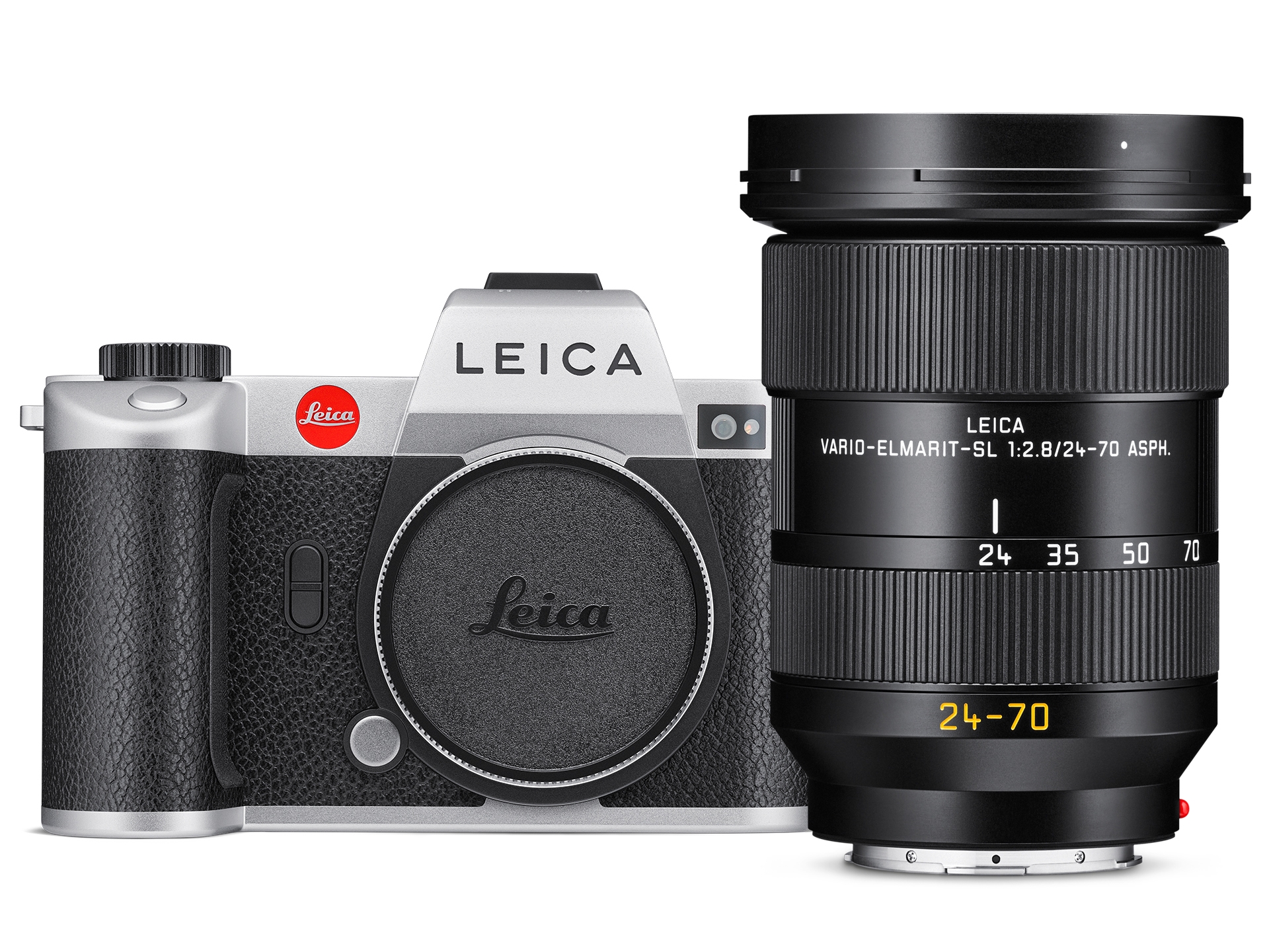 Leica SL2, silbern + Leica Vario-Elmarit-SL 1:2,8/24-70 ASPH. ( -1400€ Gutschein-Aktion)