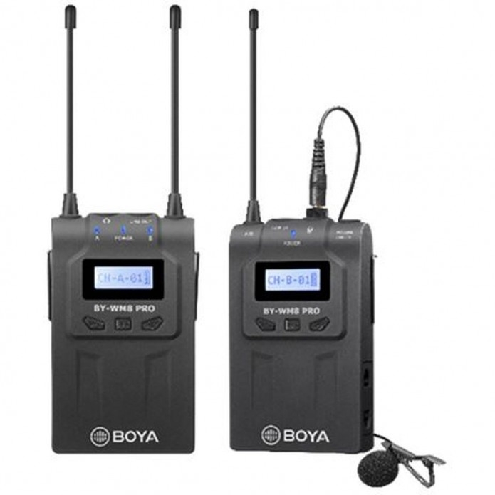 Boya UHF Duo Lavalier Mikrofon Drahtlos BY-WM8 Pro-K1