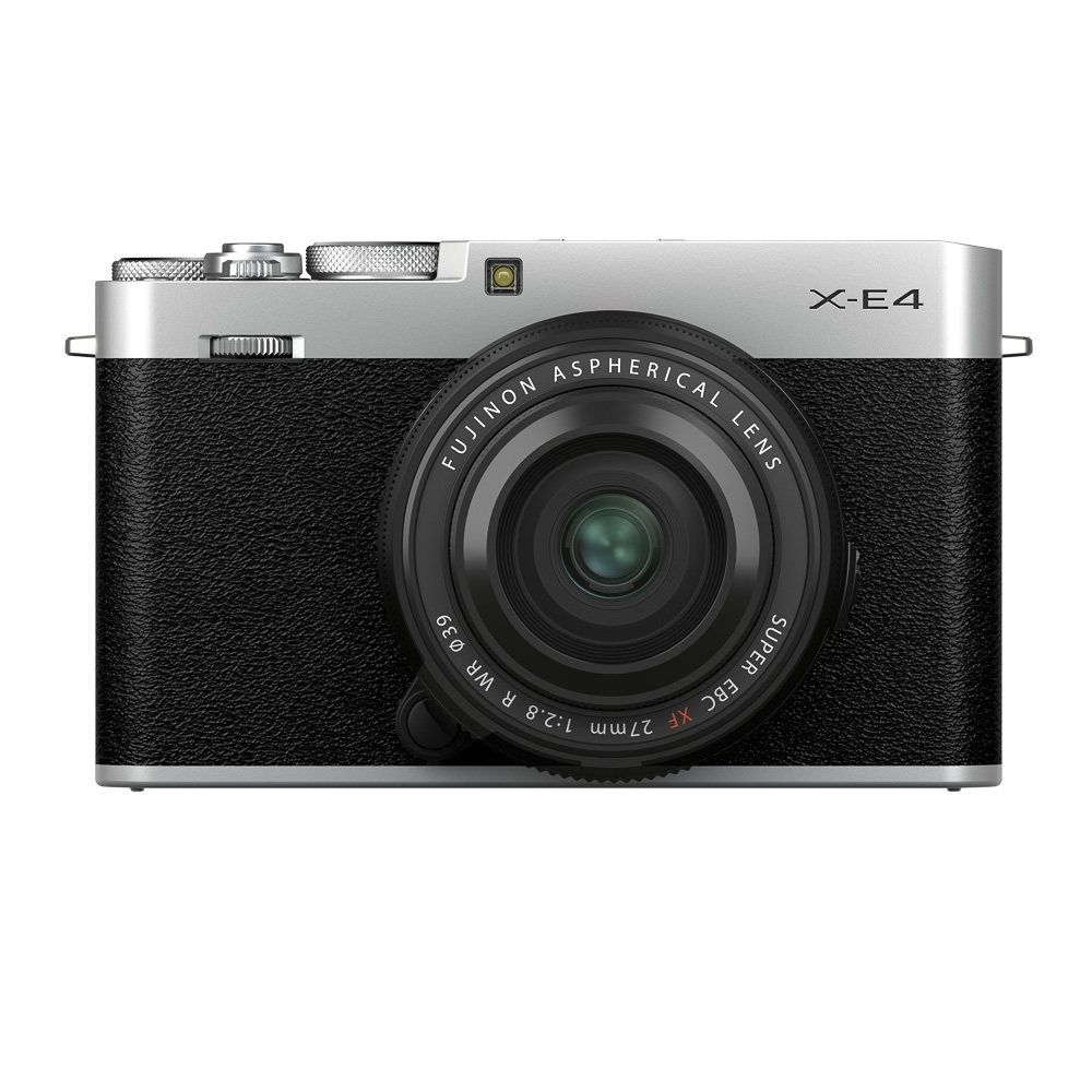Fujifilm X-E4 Kit mit 27 mm 1:2,8 XF WR Silber 