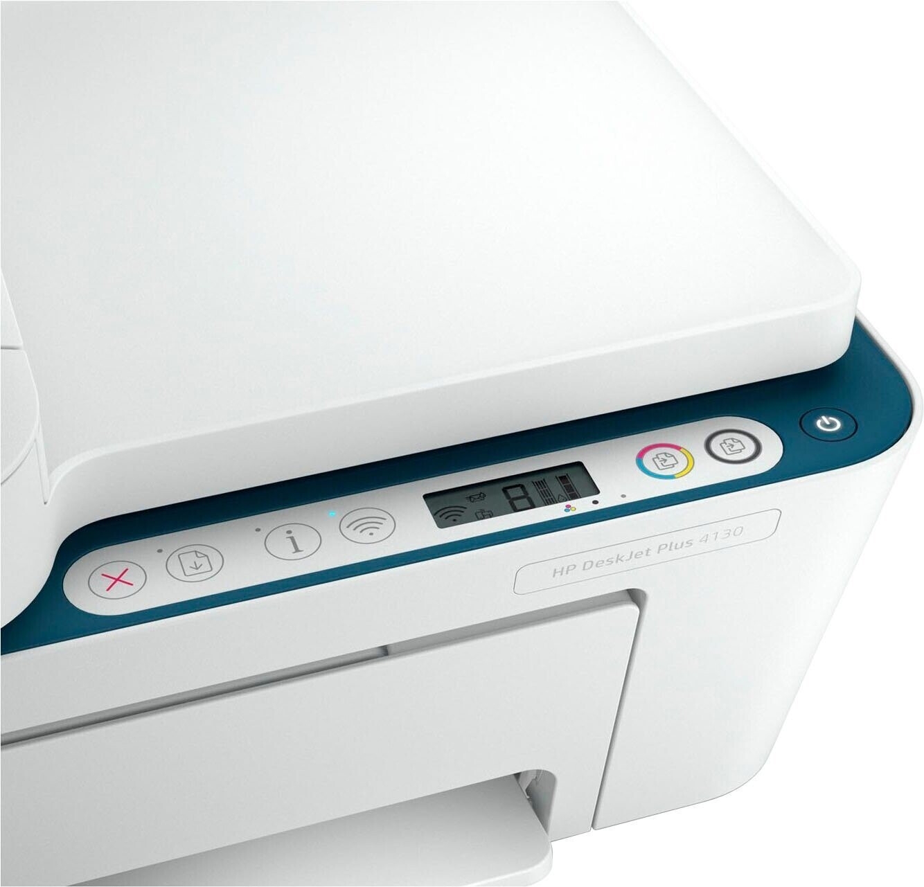 HP DeskJet Plus 4130 Wireless All-in-One Colour Multifunktionsdrucker, (Bluetooth, WLAN (Wi-Fi)