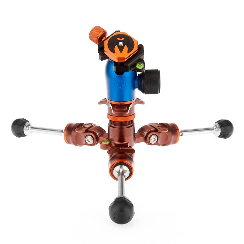 3 Legged Thing Pro 2.0 Albert Bronze - professionelles Carbon-Reisestativ mit Kugelkopf AirHed Pro