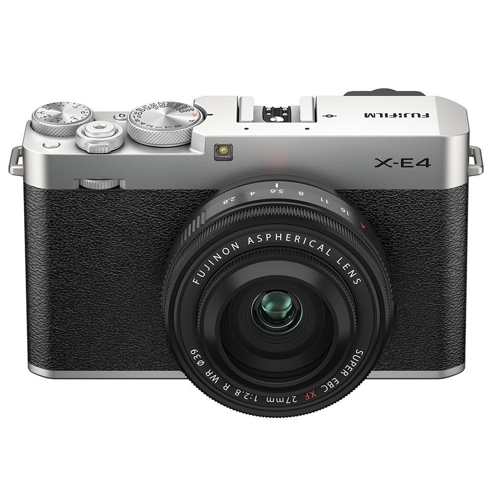 Fujifilm X-E4 Kit mit 27 mm 1:2,8 XF WR Silber 