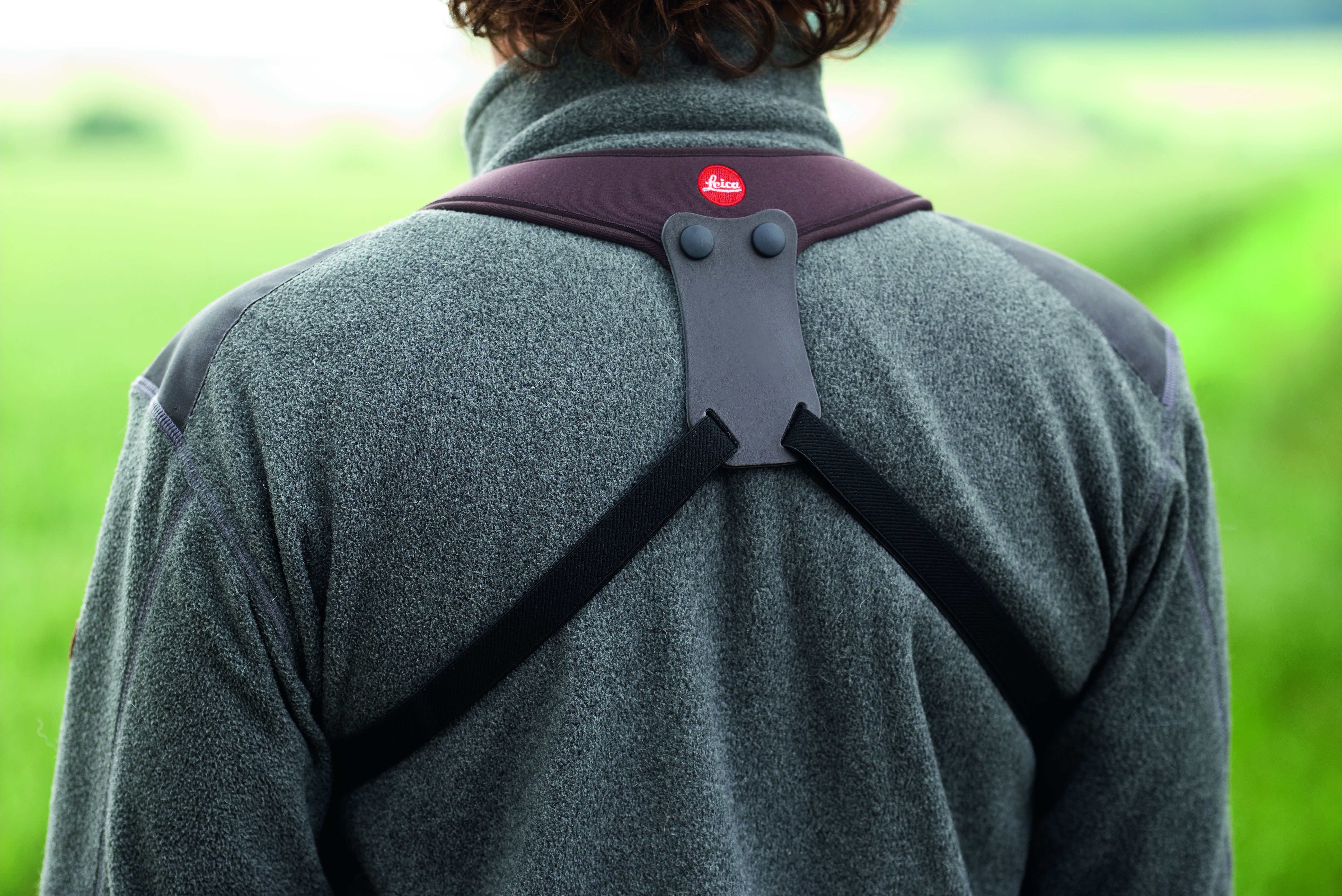 Leica Neopren Fernglasgurt Sport nachtschwarz