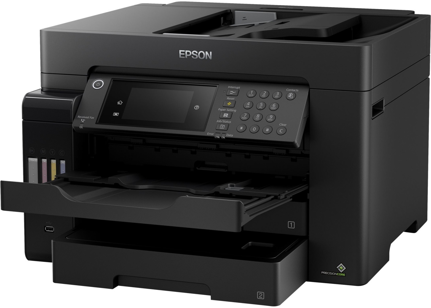 Epson EcoTank ET-16600 Tintenstrahl-Multifunktionsdrucker A3, A3+ Drucker, Scanner, Kopierer, Fax Tintentank-System, LAN, WLAN