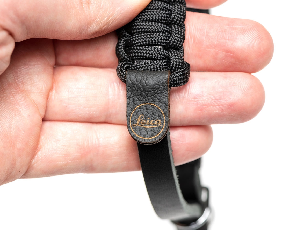 Leica Paracord Strap created by COOPH, schwarz, 126 cm   (ring)