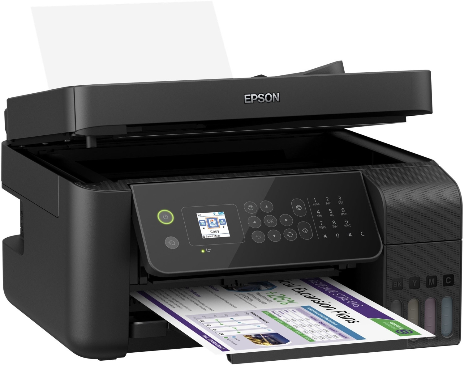 Epson ET-4700 EcoTank Tin­ten­strahl, Fax­funk­ti­on, LAN WLAN (Drucker)