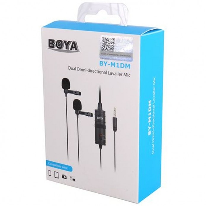 Boya Duo Lavalier Mikrofon BY-M1DM