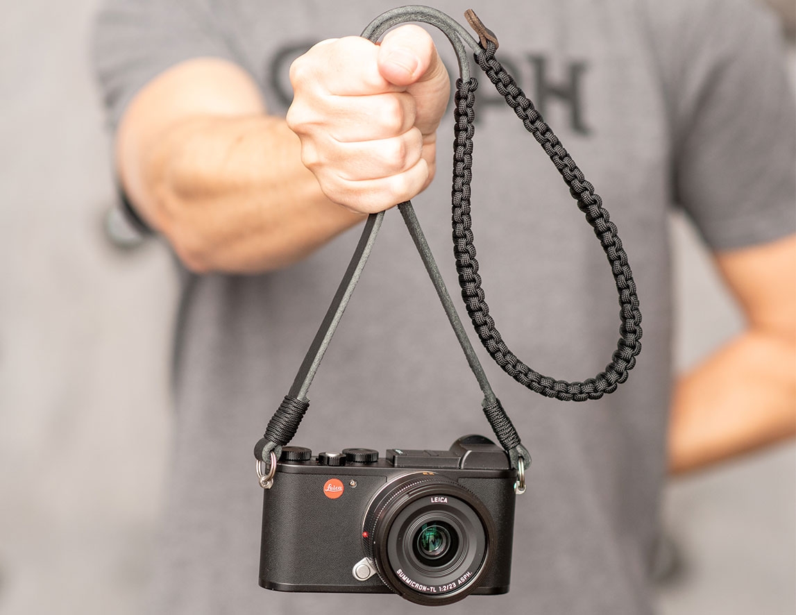 Leica Paracord Strap created by COOPH, schwarz, 126 cm   (ring)