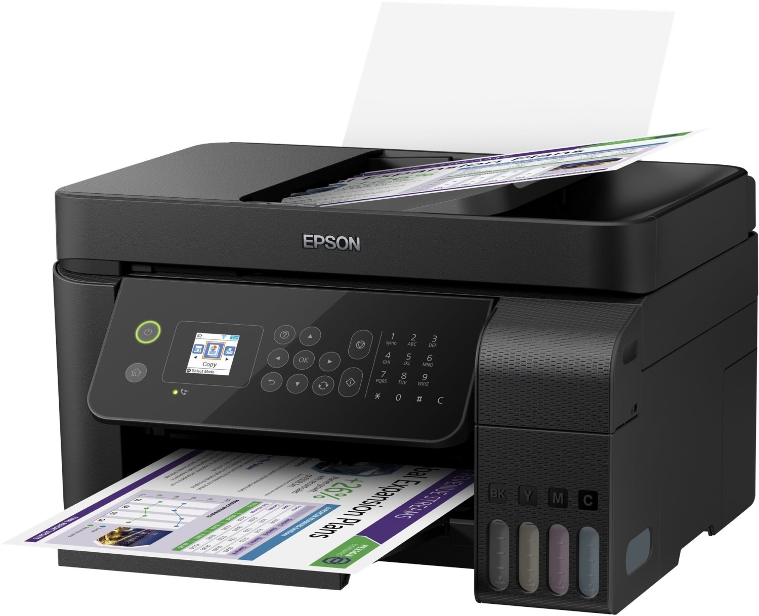 Epson ET-4700 EcoTank Tin­ten­strahl, Fax­funk­ti­on, LAN WLAN (Drucker)