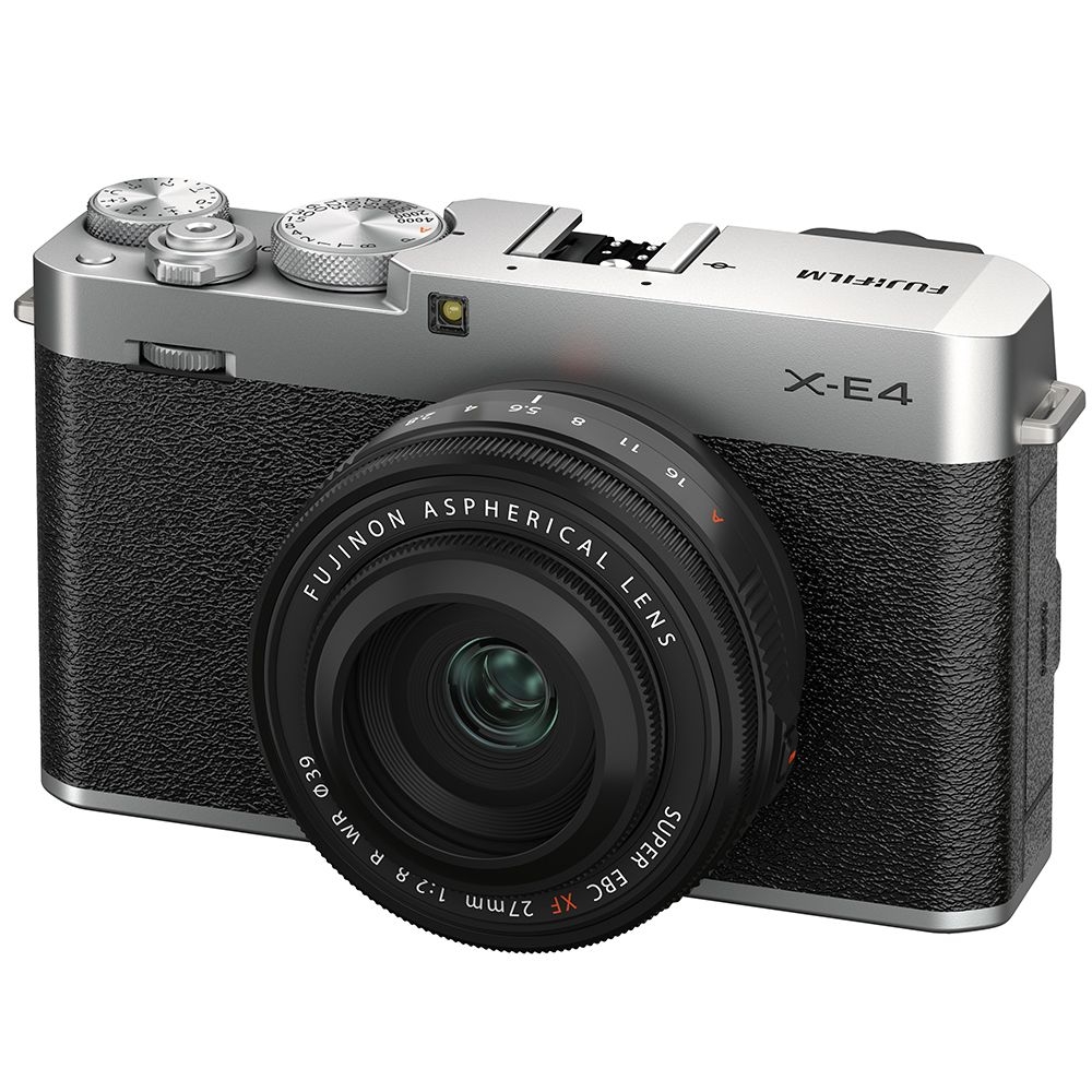 Fujifilm X-E4 Kit mit 27 mm 1:2,8 XF WR Silber 
