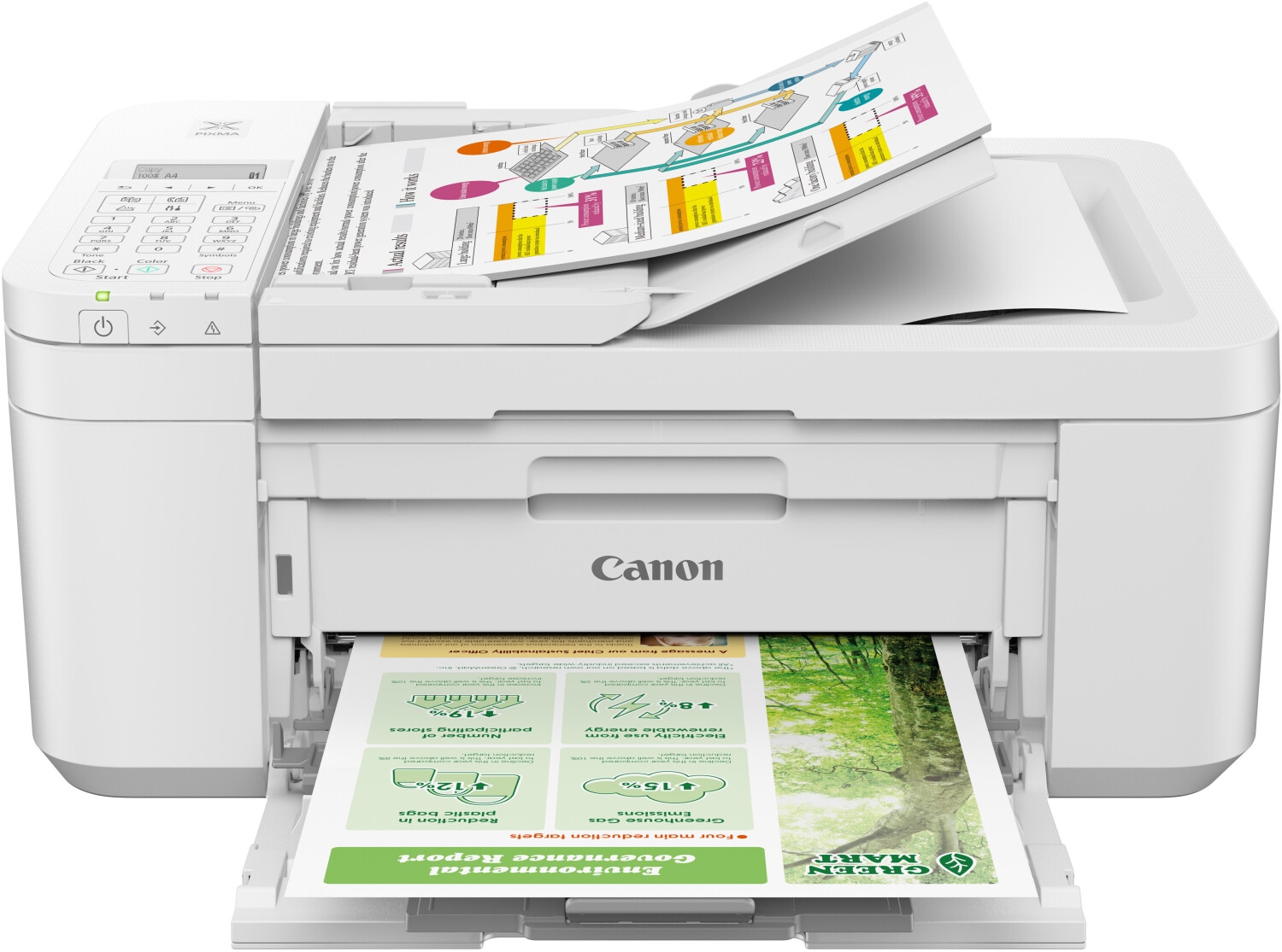 Canon PIXMA TR4651 WLAN-Drucker, (WLAN (Wi-Fi), Wi-Fi Direct) Weiß