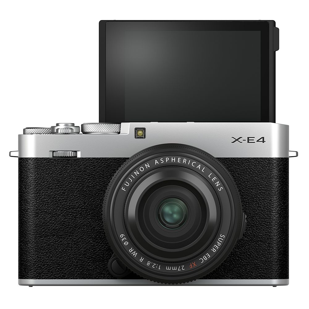 Fujifilm X-E4 Kit mit 27 mm 1:2,8 XF WR Silber 