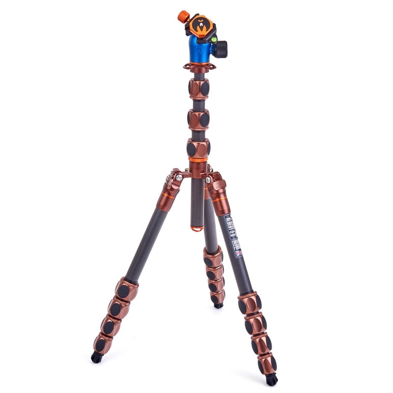 3 Legged Thing Pro 2.0 Albert Bronze - professionelles Carbon-Reisestativ mit Kugelkopf AirHed Pro