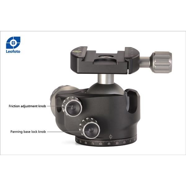 Leofoto Ballhead LH-40 + Release Plate QP-70