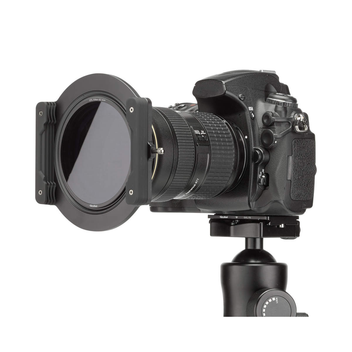 Rollei Profi Filter Halterung Set inkl. CPL für 100 mm