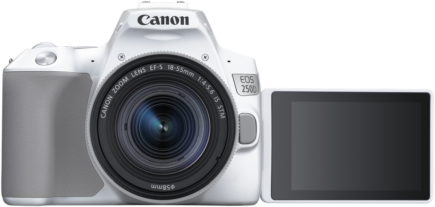 CANON EOS 250D Weiss + EFS 18-55 IS STM