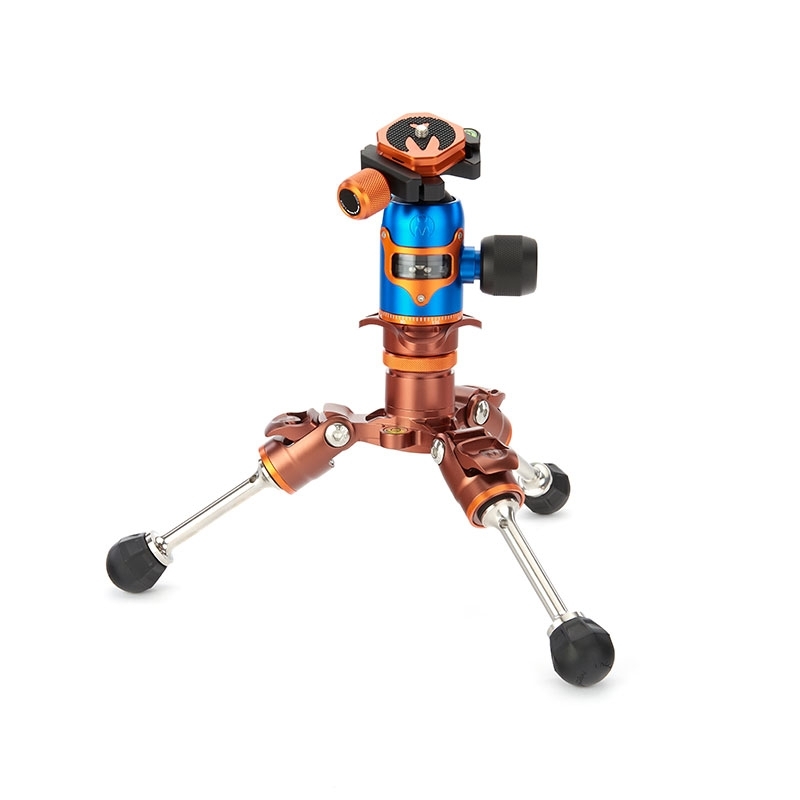 3 Legged Thing Legends Bucky Bronze Allroundstativ mit Kugelkopf AirHed VU Blau