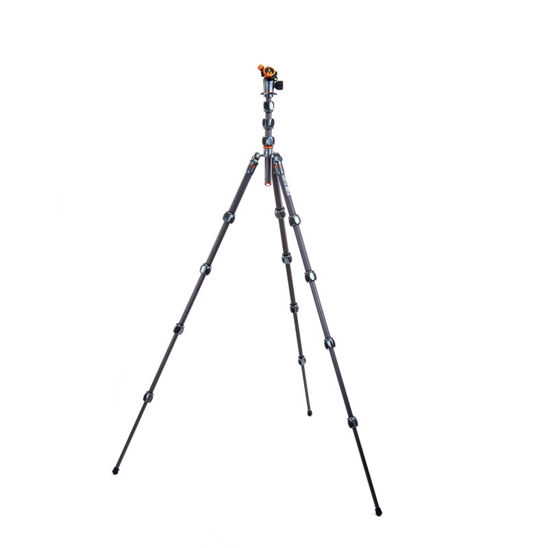 3 Legged Thing Pro 2.0 Albert Grau - professionelles Carbon-Reisestativ mit Kugelkopf AirHed Pro