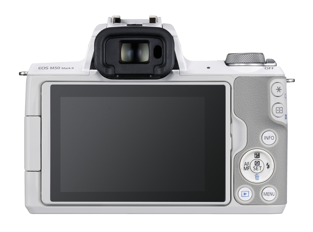 Canon EOS M50 II weiß+EF-M 15-45 mm IS STM 