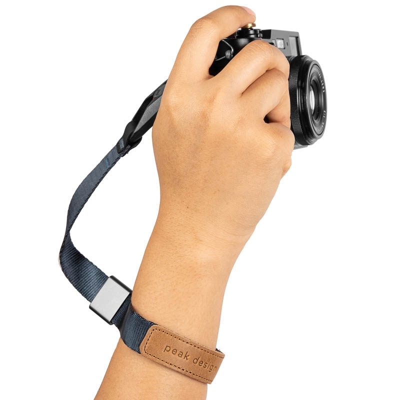 Peak Design Cuff Midnight (Blau) Handschlaufe (Handgelenkschlaufe) - z.B. für DSLR-Kameras, Systemkameras oder Kompaktkameras