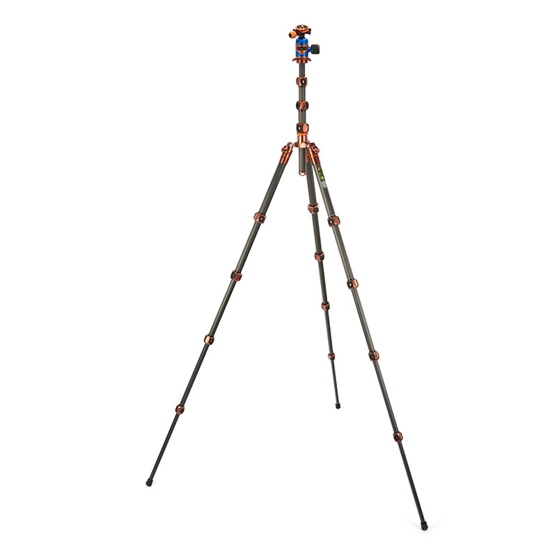 3 Legged Thing Legends Bucky Bronze Allroundstativ mit Kugelkopf AirHed VU Blau