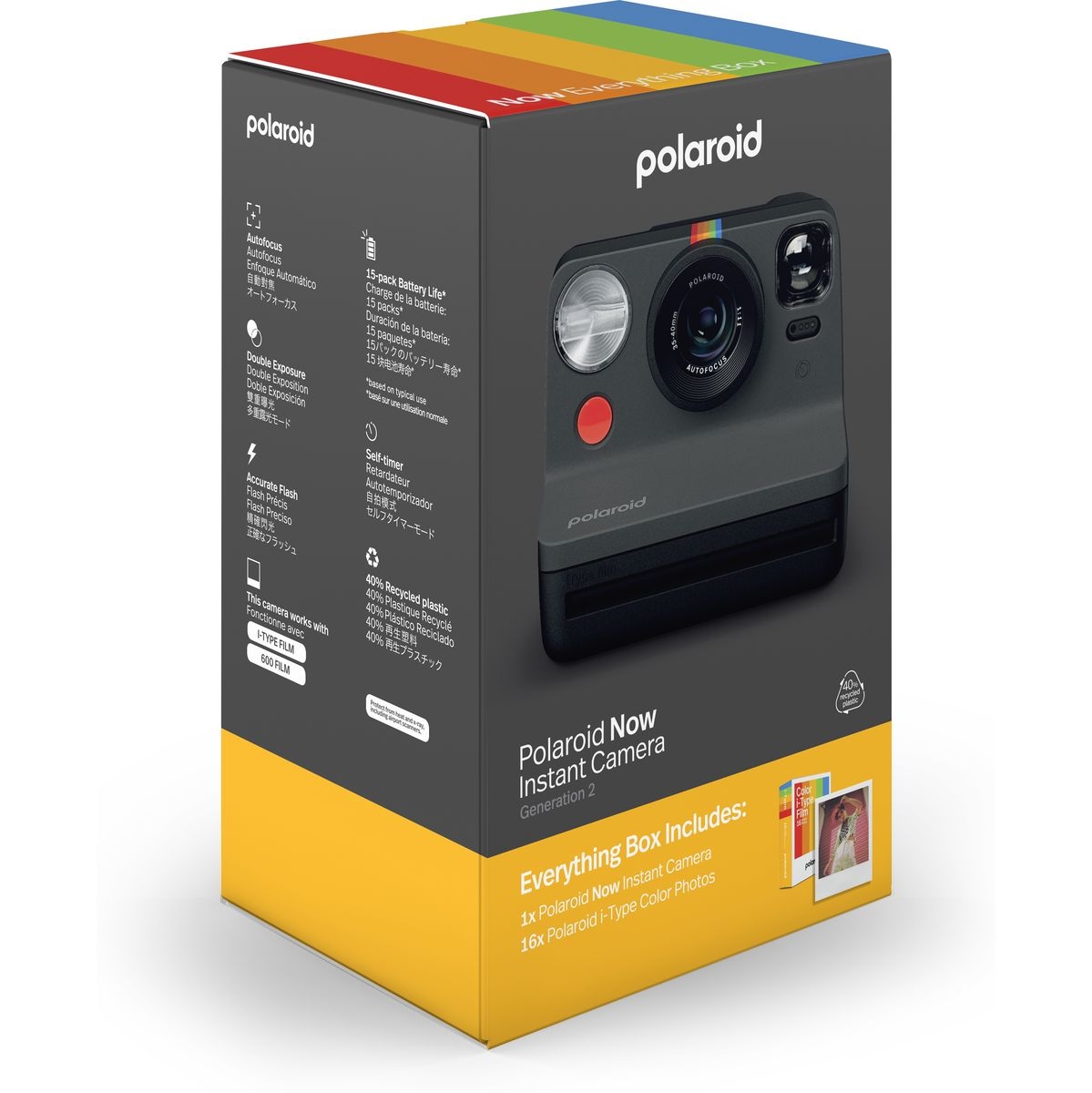  Polaroid NOW Generation 2 Everything Box schwarz