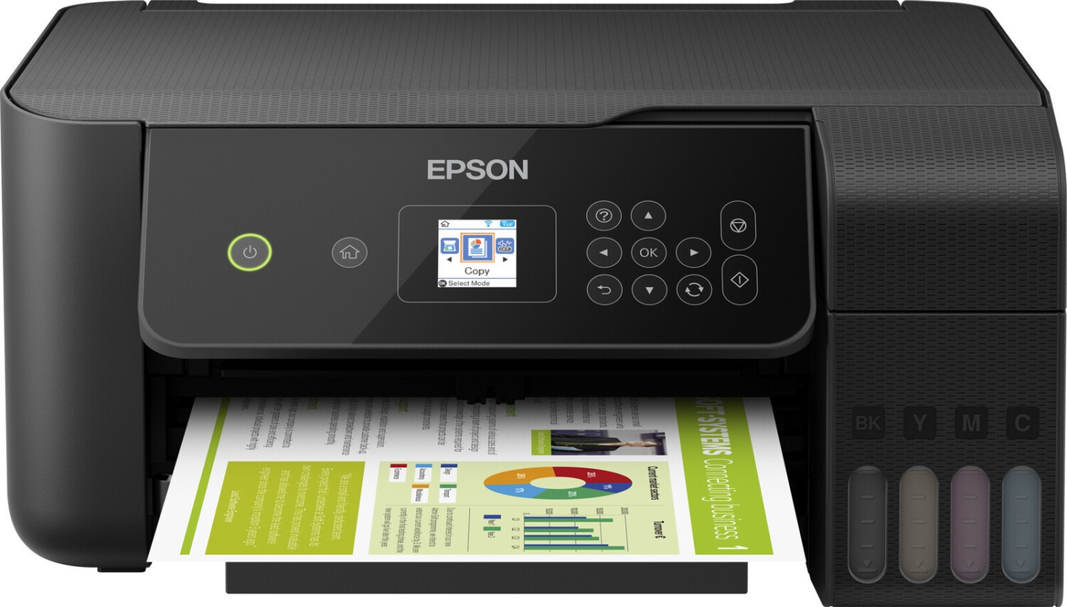 EPSON EcoTank ET-2721, 3-in-1 Mul­ti­funk­ti­ons­dru­cker, Schwarz