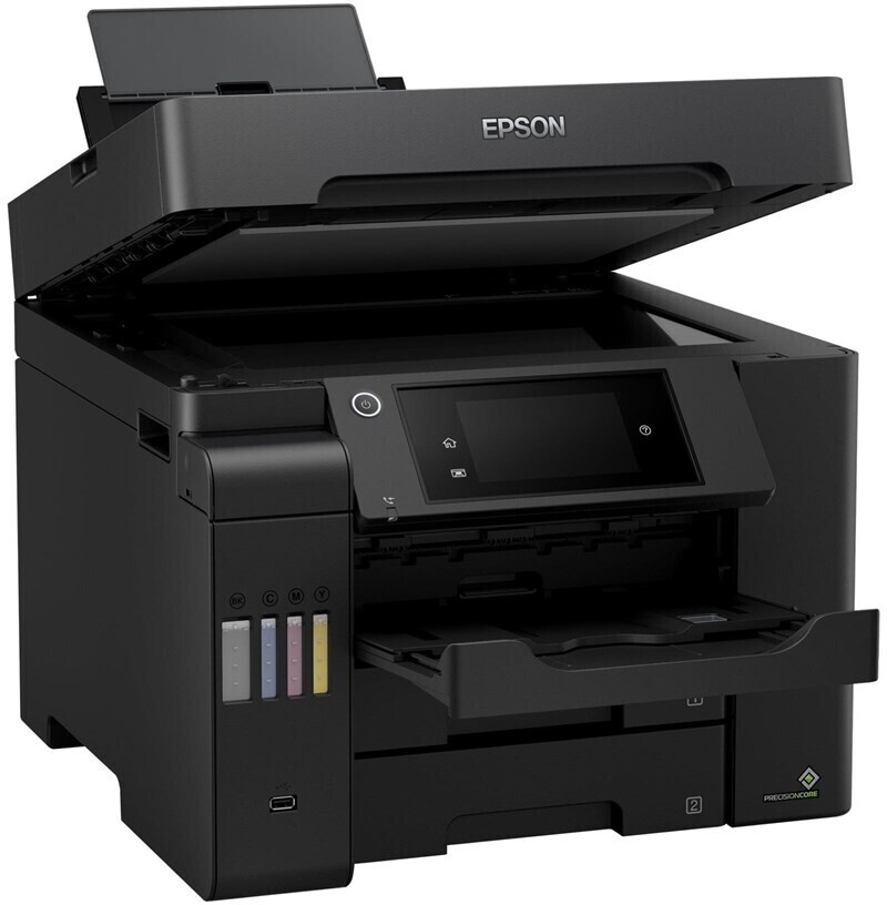 EPSON EcoTank ET-5850 4 in 1 Tintenstrahl-Multifunktionsdrucker schwarz 