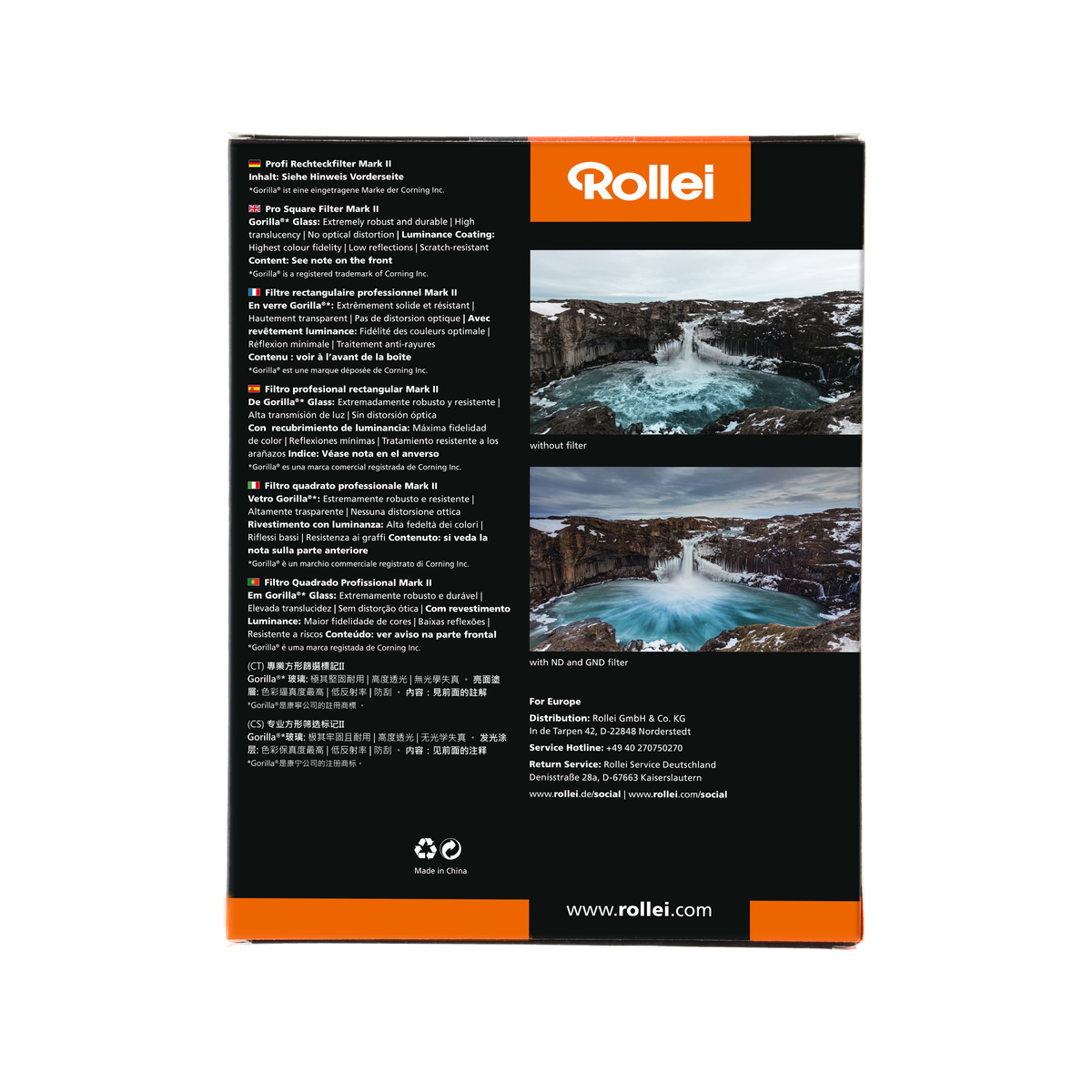 Rollei Filter Set Mark II 100 mm System Advanced Filter Set (3 Filter 100x105)