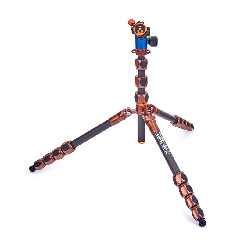 3 Legged Thing Pro 2.0 Albert Bronze - professionelles Carbon-Reisestativ mit Kugelkopf AirHed Pro