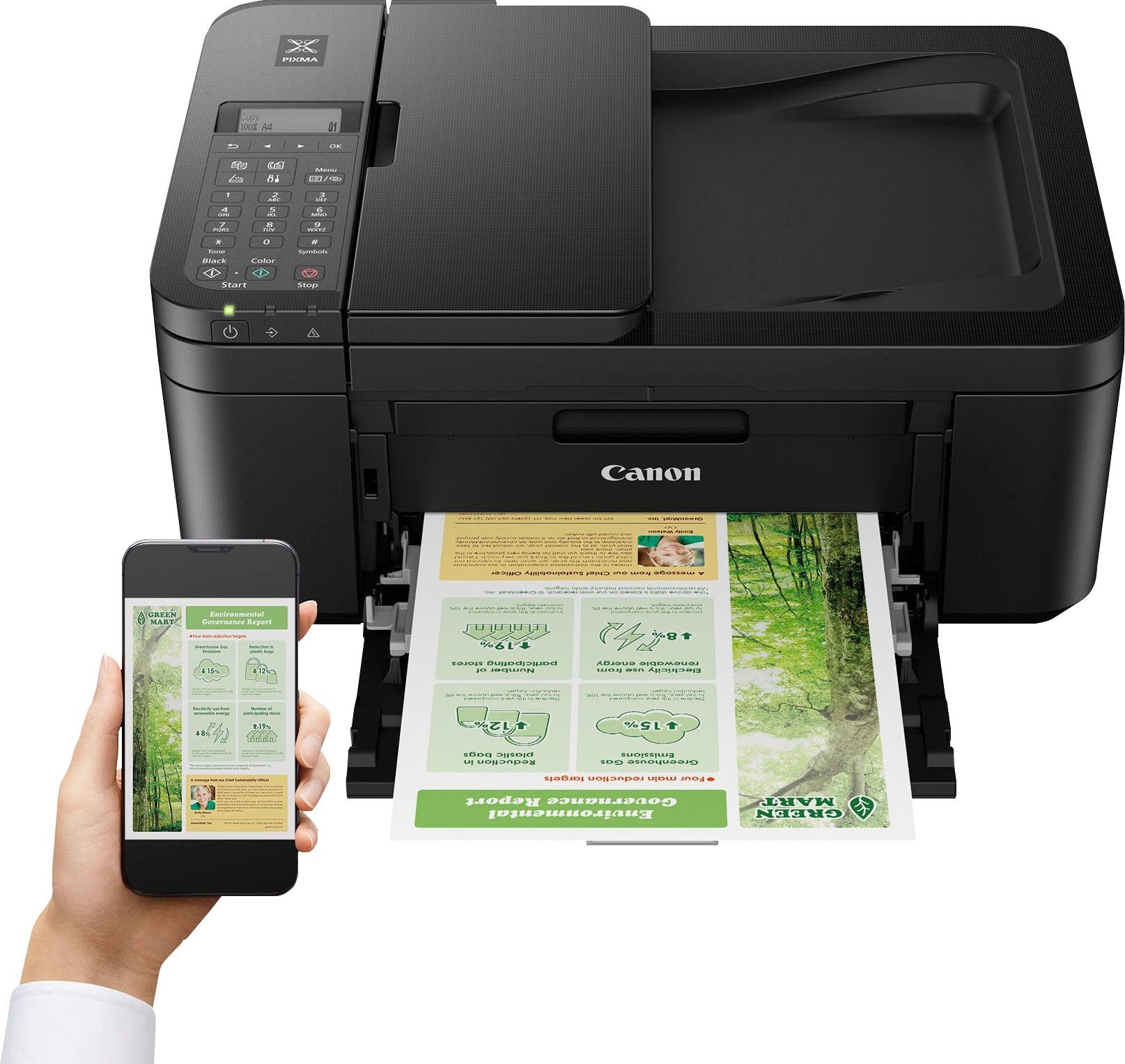 Canon PIXMA TR4650 WLAN-Drucker, (WLAN (Wi-Fi), Wi-Fi Direct)