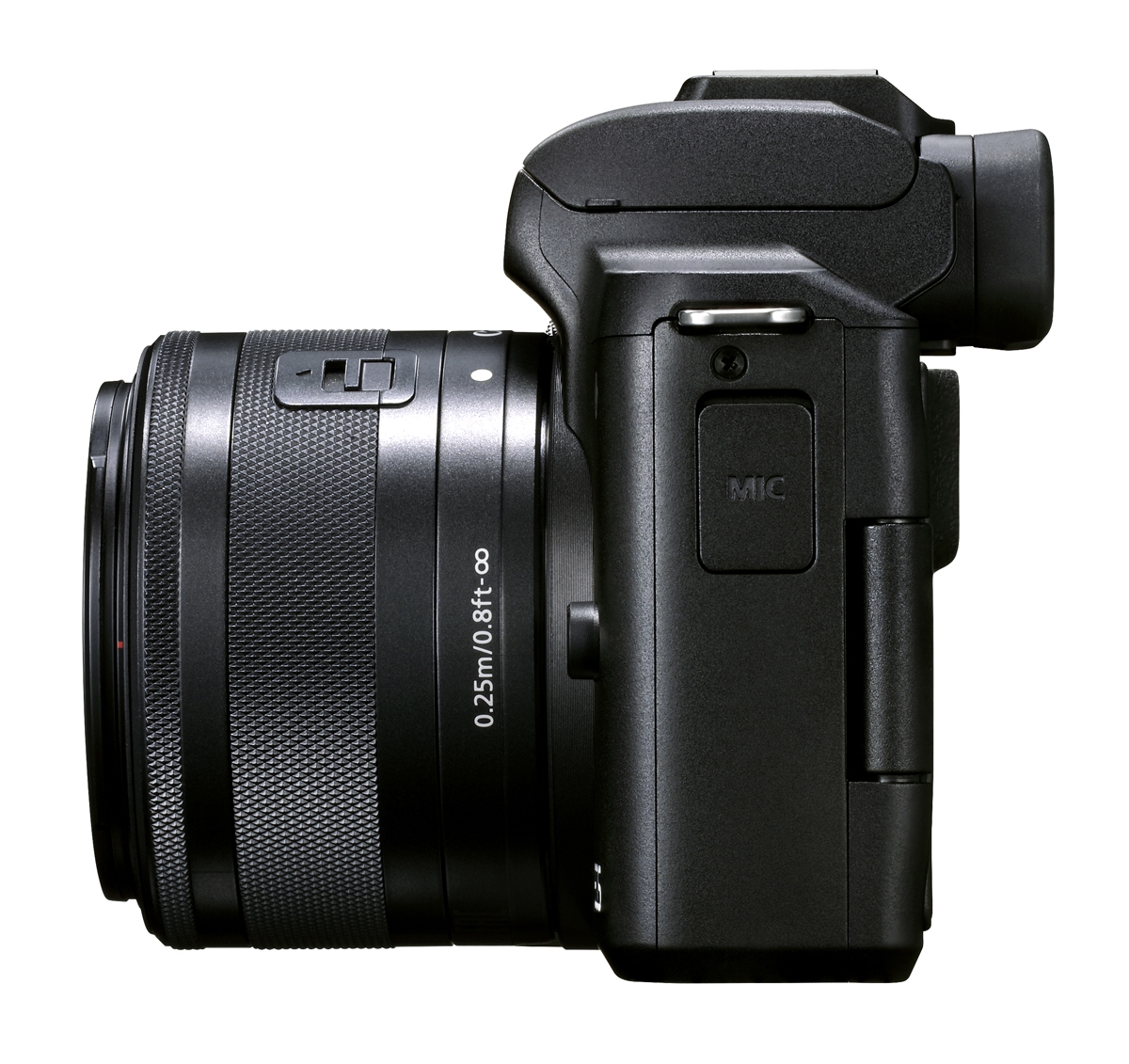 Canon EOS M50 II schwarz Vlogger Kit mit 15-45 IS STM+32GB SD+Mikrofon+Ministativ