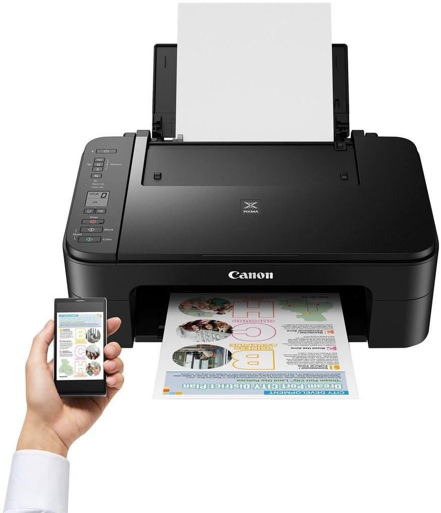 Canon PIXMA TS3350 Tintenstrahl-Multifunktionsdrucker A4, 3-in-1, Drucker, Kopierer, Scanner, WLAN, Cloud 